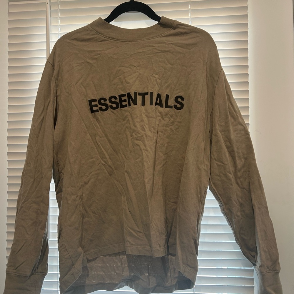 Essentials Long Sleeve Tee - Tan